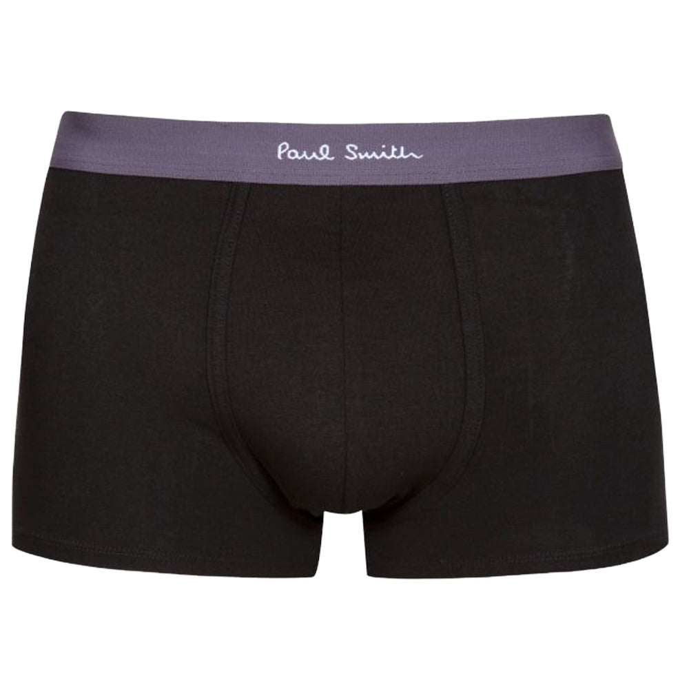 Paul Smith boxer trunk, black with grey waistband 