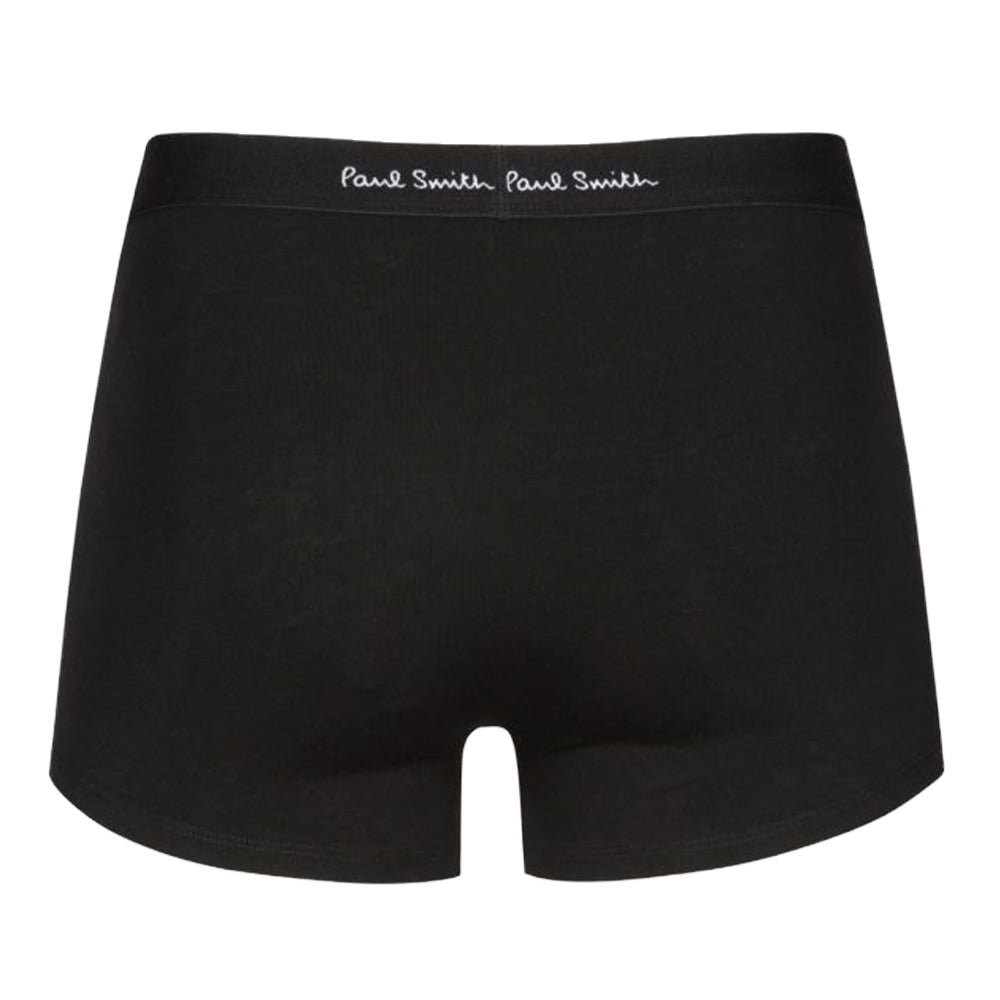 Pal smith boxer trunks black, back view 