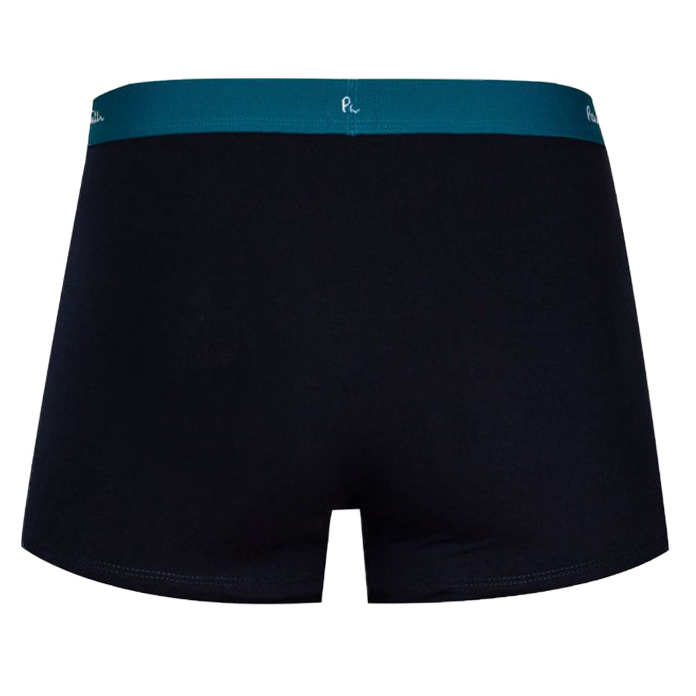 3-Pack Men's Coloured Waistband Trunk, Navy