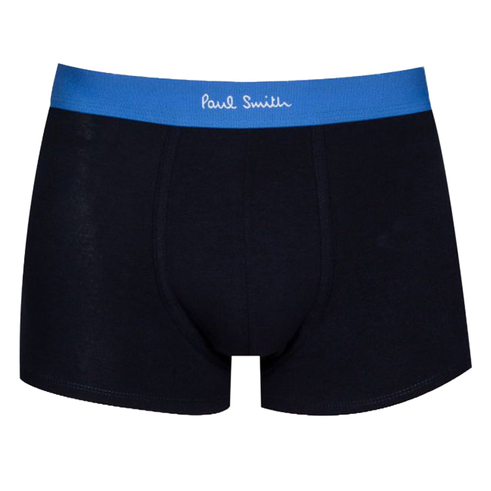 3-Pack Men's Coloured Waistband Trunk, Navy