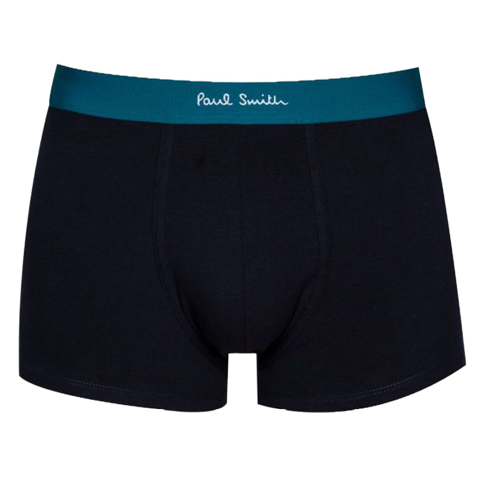 3-Pack Men's Coloured Waistband Trunk, Navy