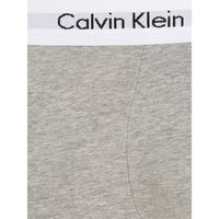 3-Pack Low Rise Cotton Stretch Boxer Trunks, Black/White/Grey-Calvin Klein-UNDERU