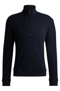 Structure 1/4 Zip Jacket, Dark Blue