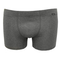 Cotton Essentials 2-Pack Boxer Trunks, Grey Melange-Hanro-UNDERU