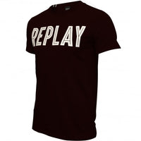 Bold Logo T-Shirt, Navy-Replay-UNDERU