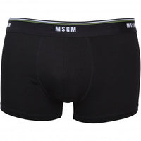 Classic Logo Boxer Trunk, Black-MSGM-UNDERU