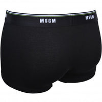 Classic Logo Boxer Trunk, Black-MSGM-UNDERU