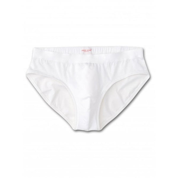 Derek Rose Mens Jack Pima Cotton Stretch Brief White 1559