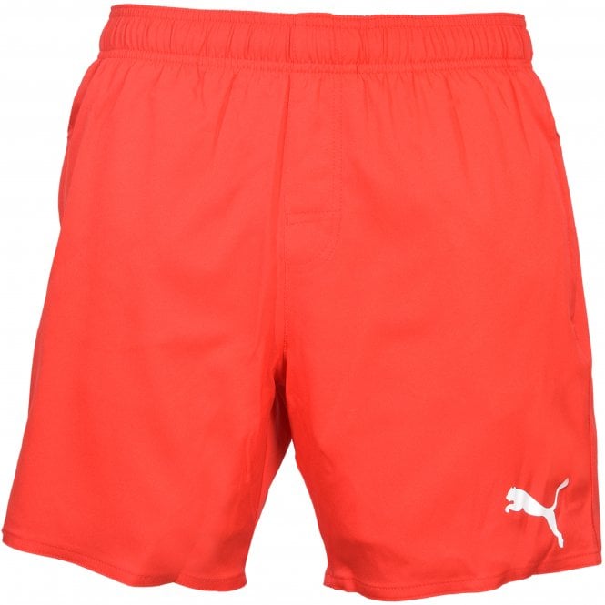 Mid-Length Swim Shorts, Red-Puma-UNDERU