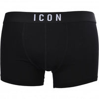 ICON Logo Boxer Trunk, Black-DSquared2-UNDERU