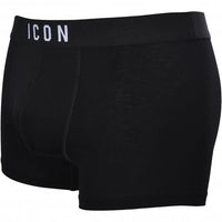 ICON Logo Boxer Trunk, Black-DSquared2-UNDERU