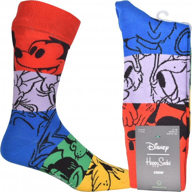 Colourful Friends Disney Socks, Multicolour-Happy Socks-UNDERU