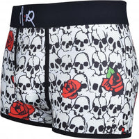 Skulls & Roses Boxer Trunk, White/multi-M:R Underwear-UNDERU