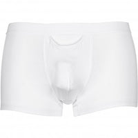 Organic Cotton Boxer Trunk, White-Panos Emporio-UNDERU