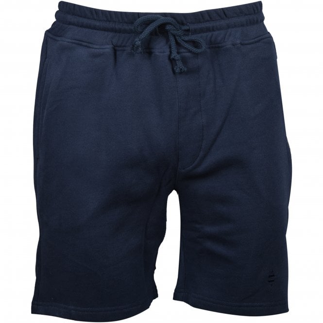 Heavy Cotton Jogging Shorts, Navy-Panos Emporio-UNDERU