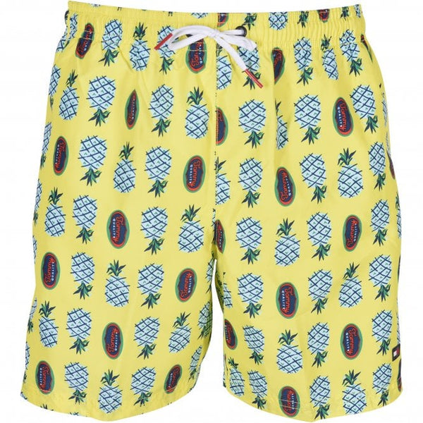 Yellow tommy hilfiger hot sale swim trunks