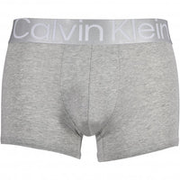 3-Pack Steel Boxer Trunks, Black/White/Grey-Calvin Klein-UNDERU