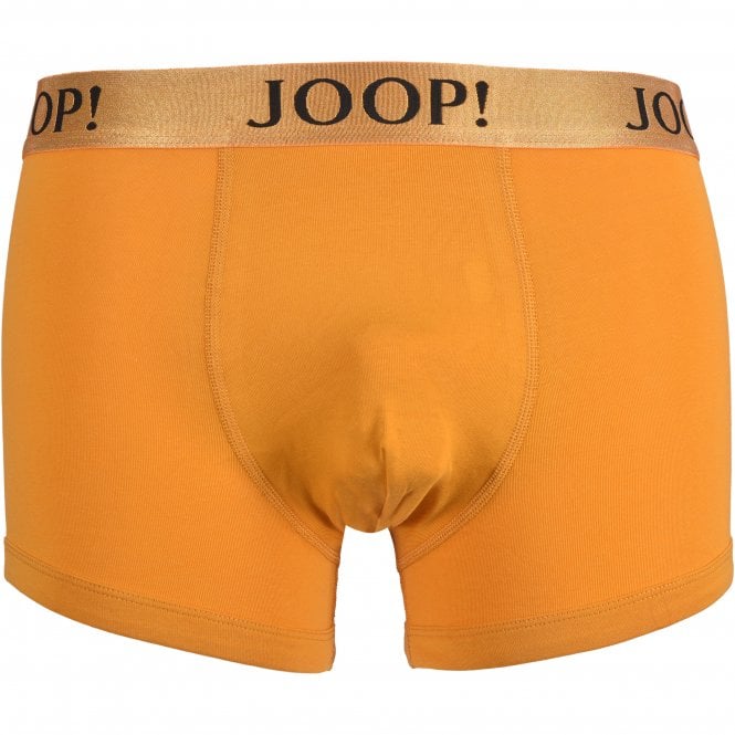 3-Pack Stretch Cotton Boxer Trunks, Gold/Grey/Black-Joop!-UNDERU