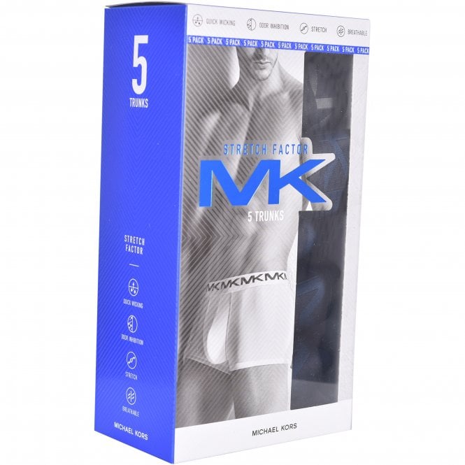 Michael Kors Stretch Factor Cotton Jockstrap 3 Pack - Midnight