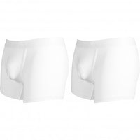 2-Pack Stretch Cotton Boxer Briefs, White-Ermenegildo Zegna-UNDERU