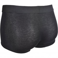 Stretch Cotton Boxer Trunk, Black-Ermenegildo Zegna-UNDERU