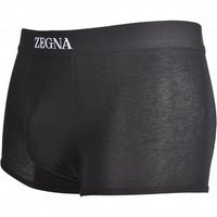 Stretch Cotton Boxer Trunk, Black-Ermenegildo Zegna-UNDERU