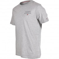 Tommy Hilfiger-Classic Logo T-Shirt, Light Grey Heather-UNDERU