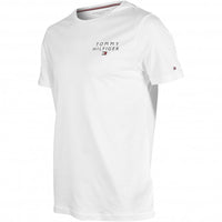 Tommy Hilfiger-Classic Logo T-Shirt, White-UNDERU