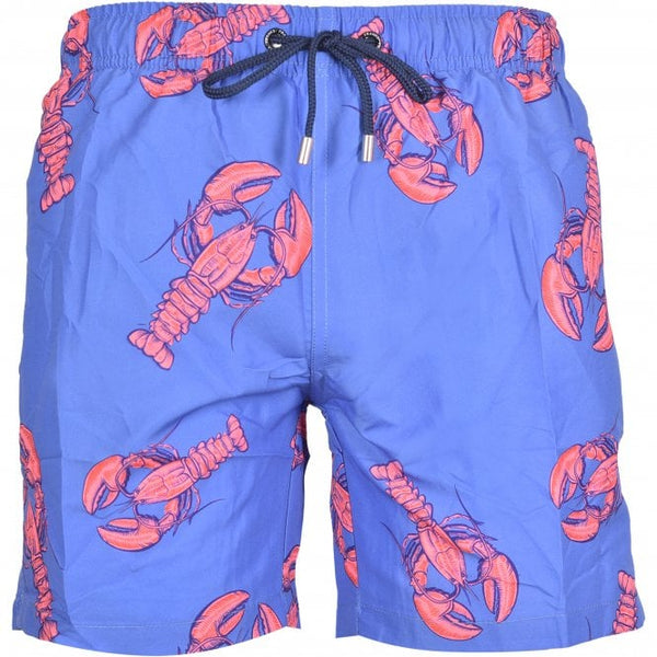 A Fish Named Fred Lobster Swim Shorts For Men Navy / Medium