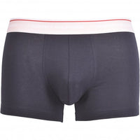 Tommy Hilfiger-3-Pack Cotton Stretch Boxer Trunks, Navy with grey/pink-UNDERU