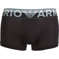 Emporio Armani-Mega Logo Waistband Boxer Trunk, Black/arctic-UNDERU