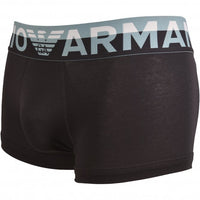 Emporio Armani-Mega Logo Waistband Boxer Trunk, Black/arctic-UNDERU