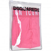 DSquared2-ICON Waistband Boxer Trunk, Fuxia-UNDERU