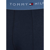 Tommy Hilfiger-3-Pack Premium Essentials Boxer Trunks, Navy w/ blue/red-UNDERU