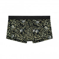 HOM-Ted Koalas In Trees Print Boxer Trunk, Black-UNDERU