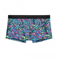 HOM-Sergio Psychedelic Geo Print Boxer Trunk, Multi-UNDERU