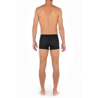 HOM-Supreme Cotton Boxer Trunk, Black-UNDERU