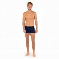 HOM-HO1 Tencel Soft Boxer Trunk, Navy-UNDERU